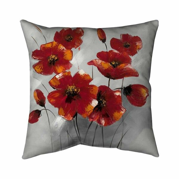 Fondo 20 x 20 in. Anemone Flowers-Double Sided Print Indoor Pillow FO2772071